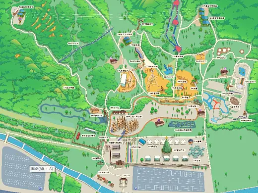 西青景区手绘地图在紧急疏散与救援中的重要作用 ？